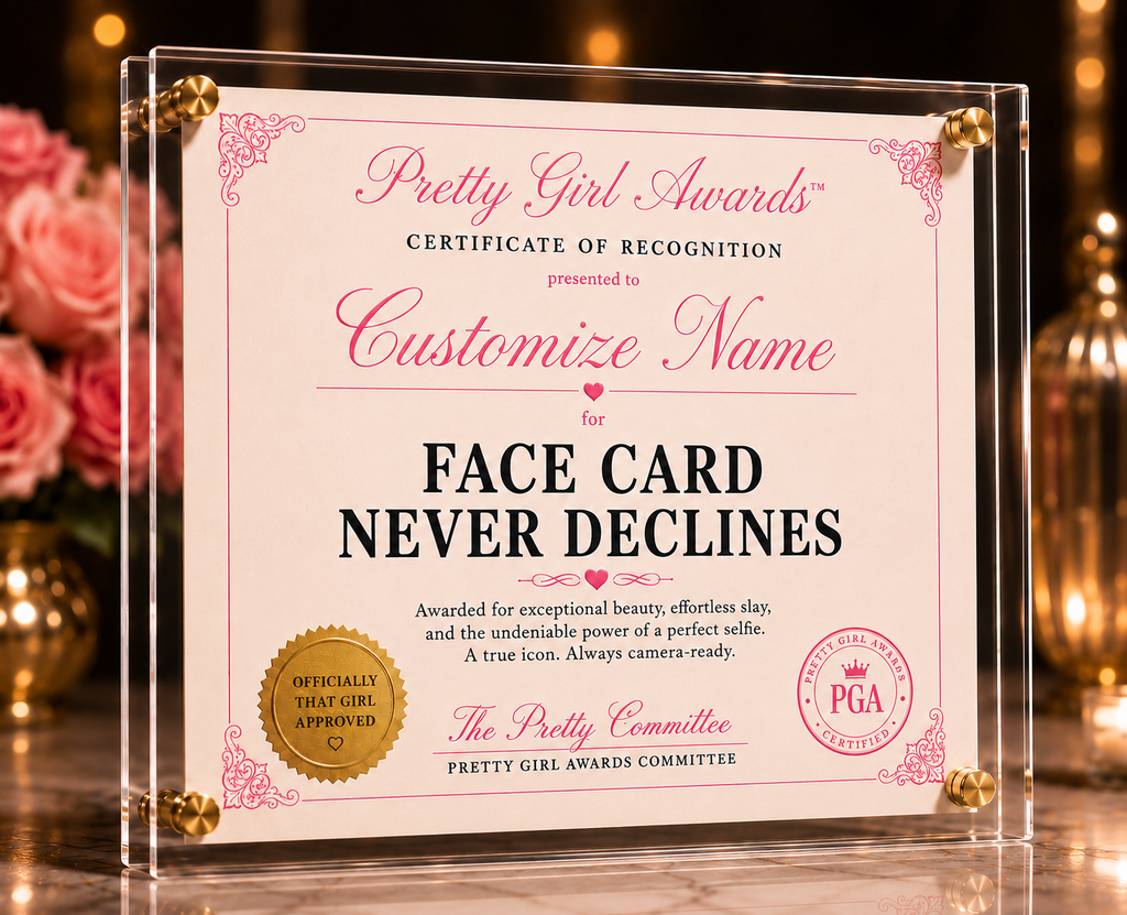 Face Card Never Declines Award